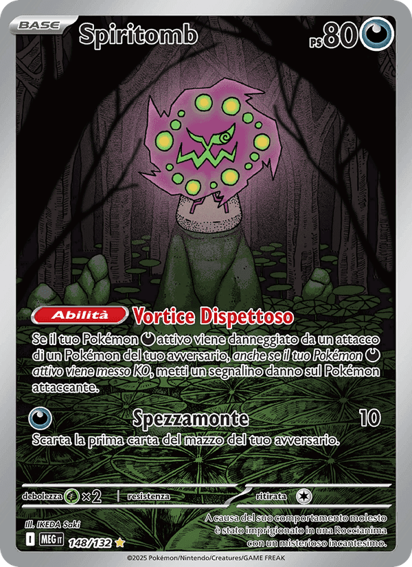 Spiritomb, carta 148 di Megaevoluzione