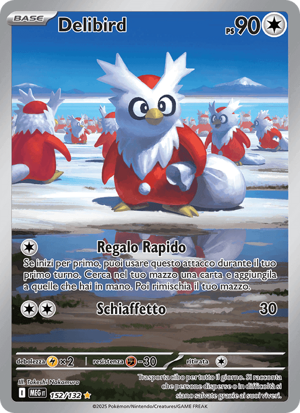 Delibird, carta 152 di Megaevoluzione