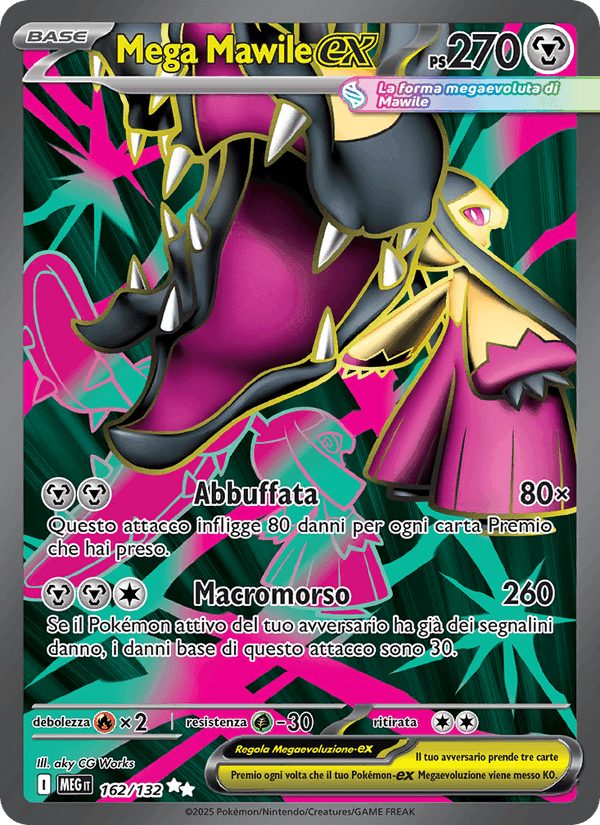Mega Mawile-ex, carta 162 di Megaevoluzione