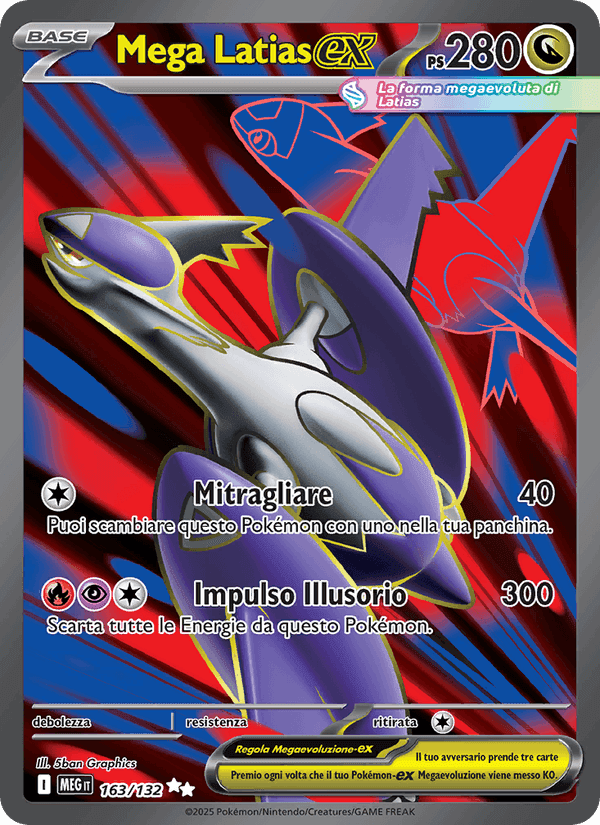 Mega Latias-ex, carta 163 di Megaevoluzione