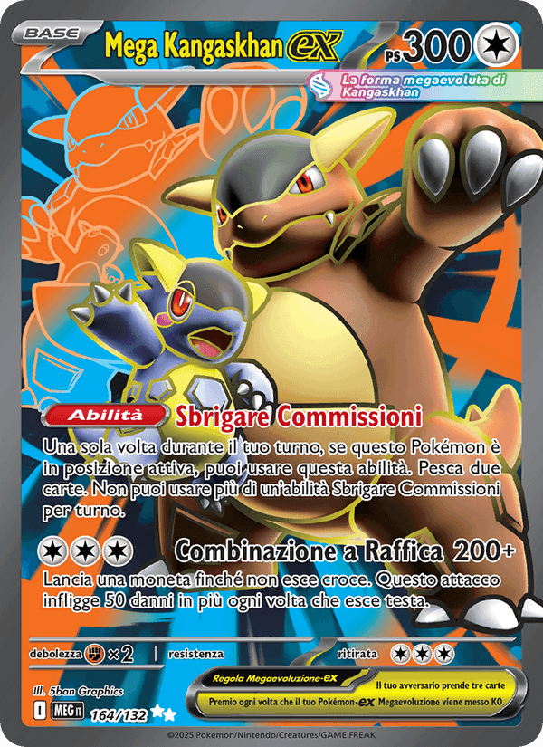 Mega Kangaskhan-ex, carta 164 di Megaevoluzione
