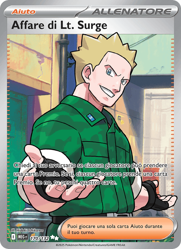Affare di Lt. Surge, card 170 from Megaevoluzione