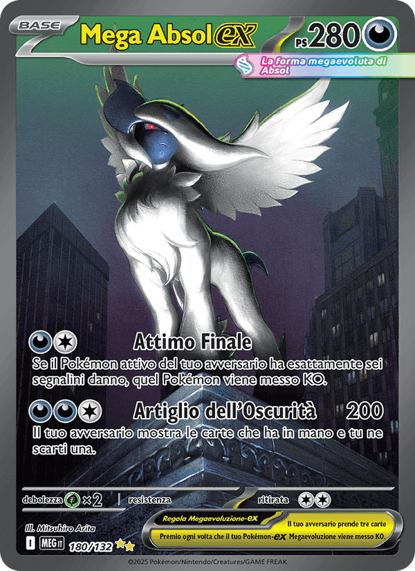 Mega Absol-ex, carta 180 di Megaevoluzione
