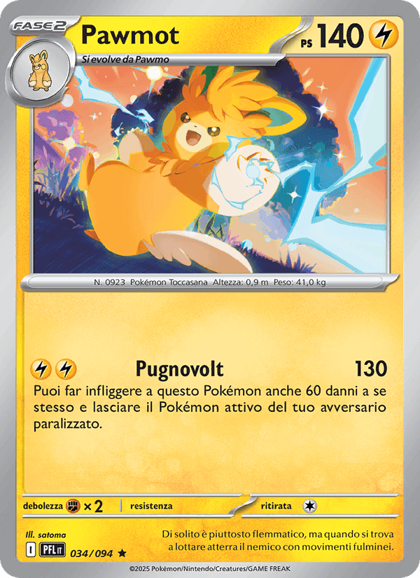 Pawmot, carta 034 di Fiamme Spettrali