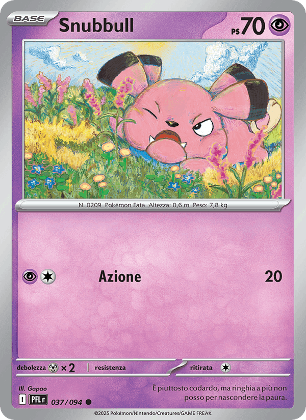 Snubbull, carta 037 di Fiamme Spettrali