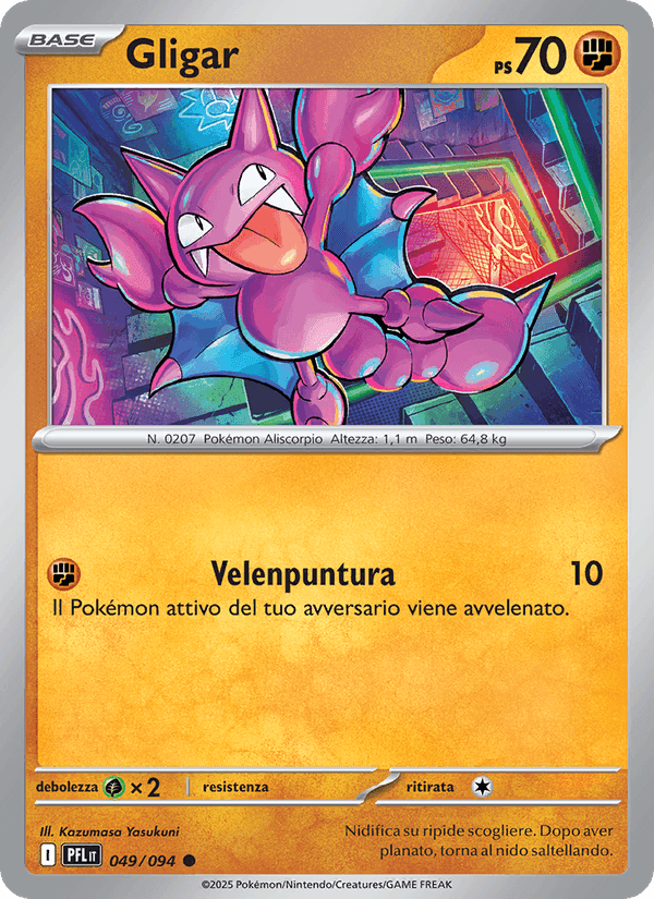 Gligar, carta 049 di Fiamme Spettrali