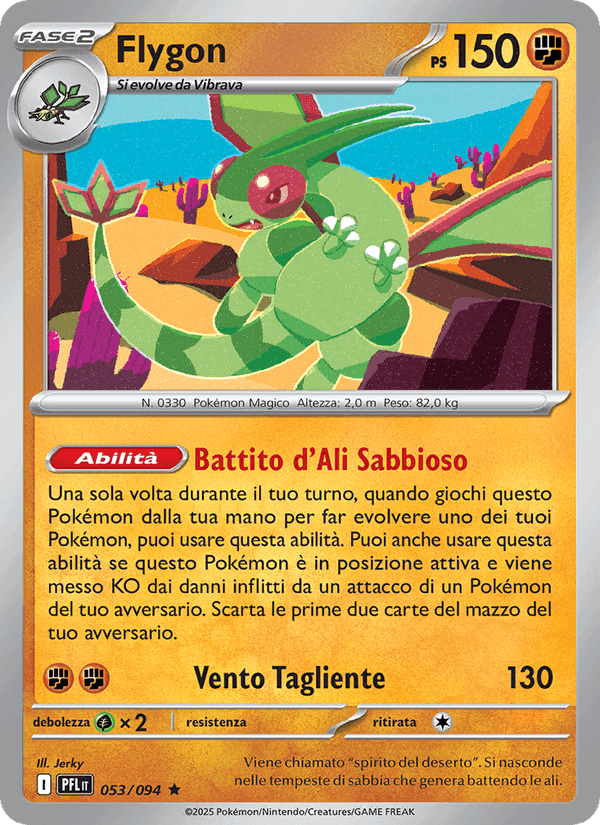 Flygon, carta 053 di Fiamme Spettrali