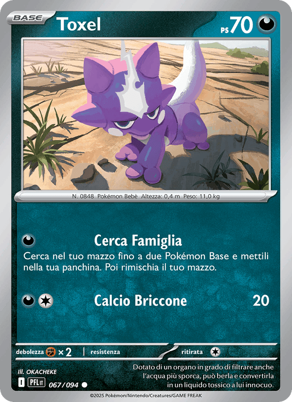 Toxel, card 067 from Fiamme Spettrali