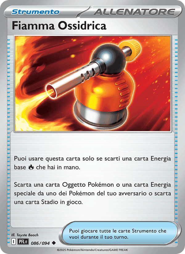 Fiamma Ossidrica, card 086 from Fiamme Spettrali