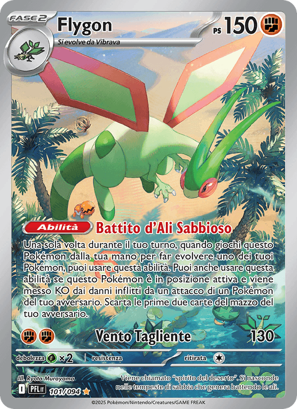 Flygon, carta 101 di Fiamme Spettrali