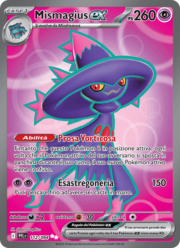 Mismagius-ex, carta 112 di Fiamme Spettrali