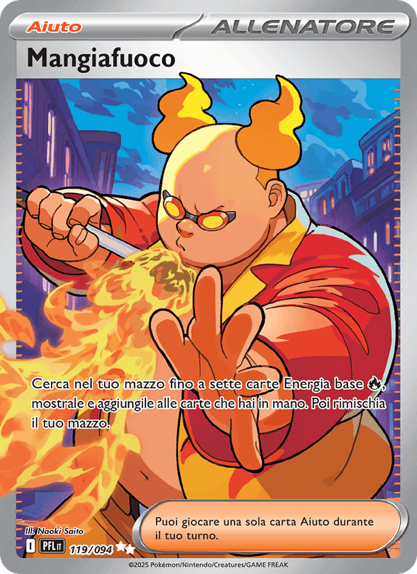 Mangiafuoco, card 119 from Fiamme Spettrali