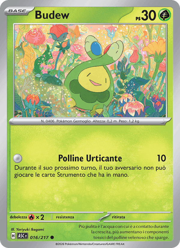 Budew, carta 016 di Ascesa Eroica
