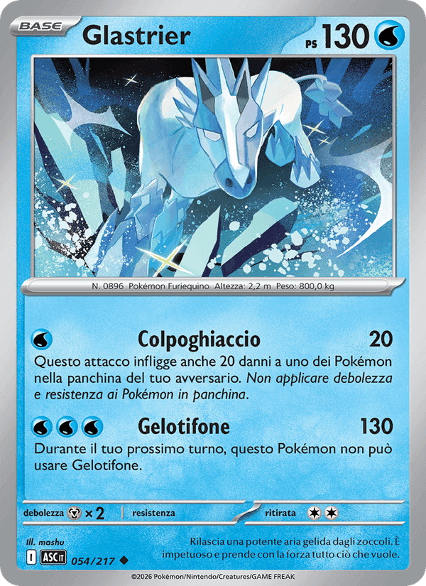 Glastrier, carta 054 di Ascesa Eroica