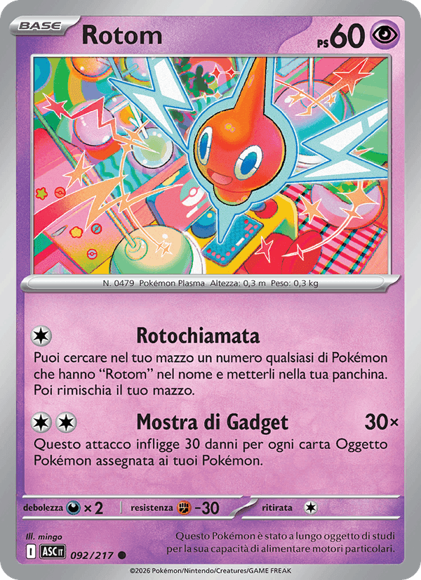 Ascesa Eroica の 092 番、Rotom