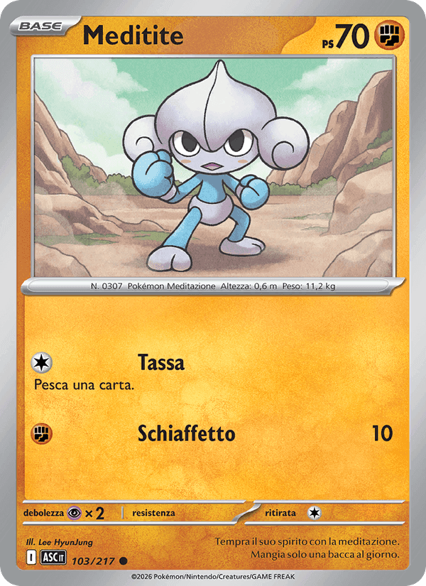 Meditite, carta 103 di Ascesa Eroica