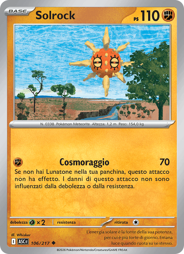 Solrock, carta 106 di Ascesa Eroica