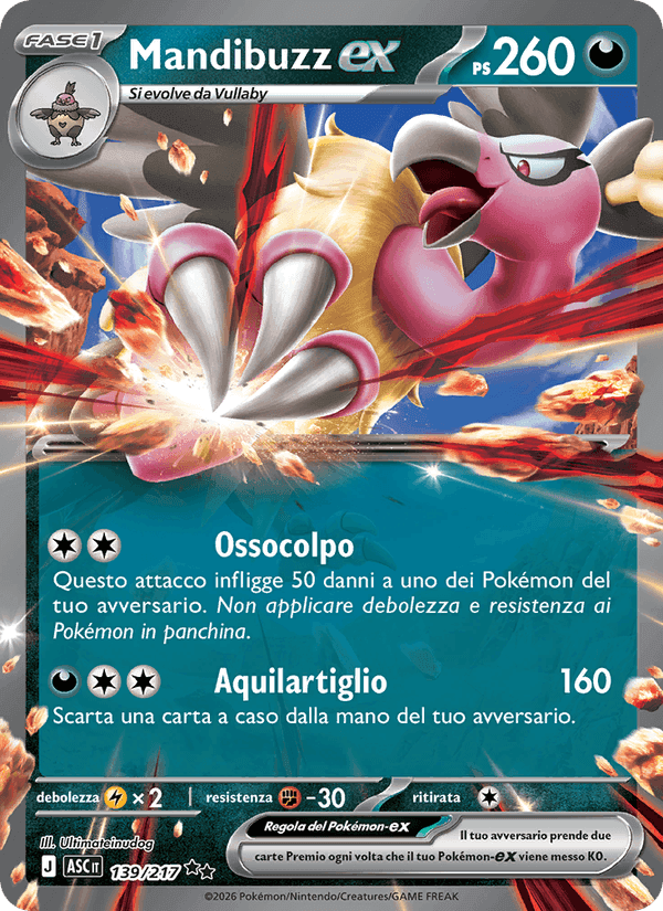 Mandibuzz-ex, carta 139 de Ascesa Eroica