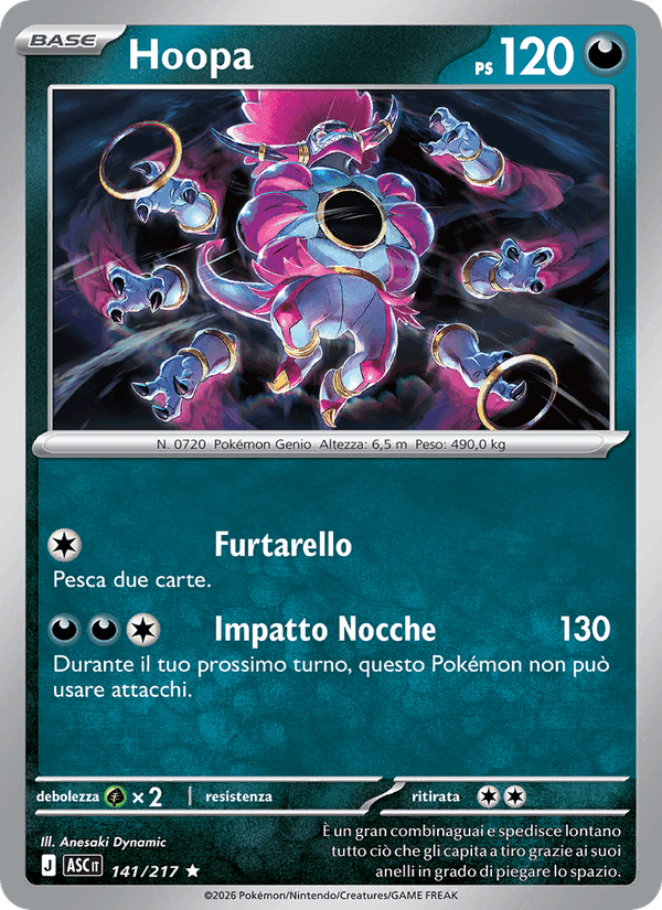 Hoopa, card 141 from Ascesa Eroica