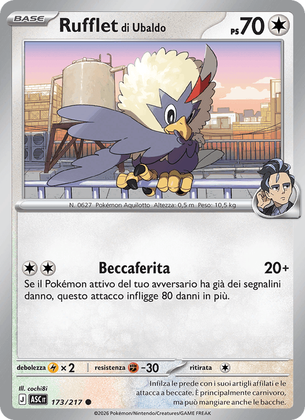Rufflet di Ubaldo, carta 173 di Ascesa Eroica