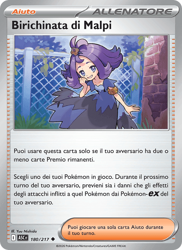 Birichinata di Malpi, carta 180 di Ascesa Eroica