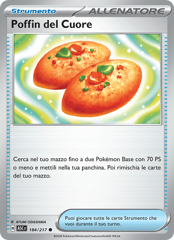 Poffin del Cuore, carta 184 di Ascesa Eroica