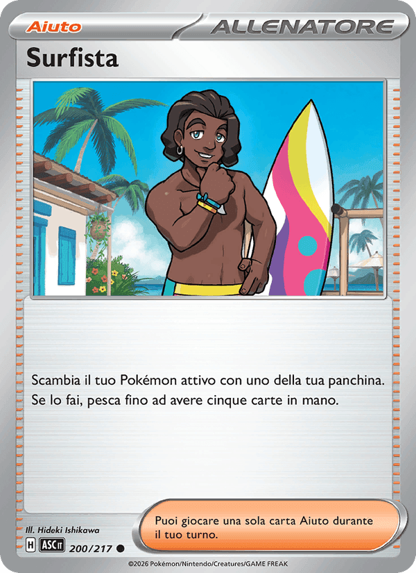 Surfista, carta 200 di Ascesa Eroica