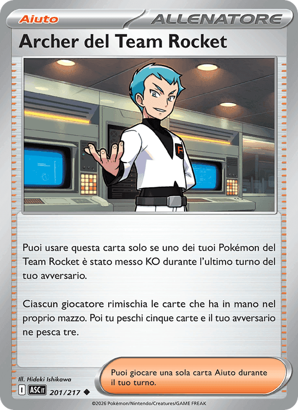 Archer del Team Rocket, carta 201 di Ascesa Eroica