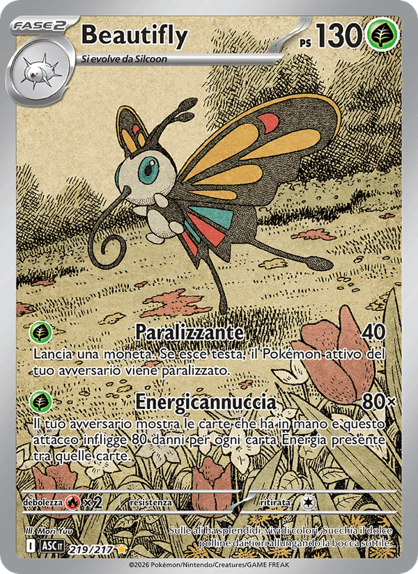 Beautifly, carta 219 di Ascesa Eroica