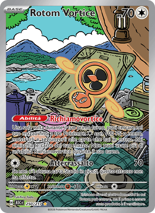 Rotom Vortice, carta 250 de Ascesa Eroica