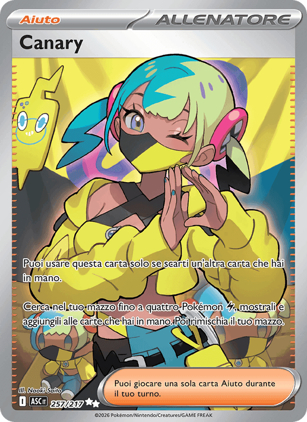 Canary, card 257 from Ascesa Eroica