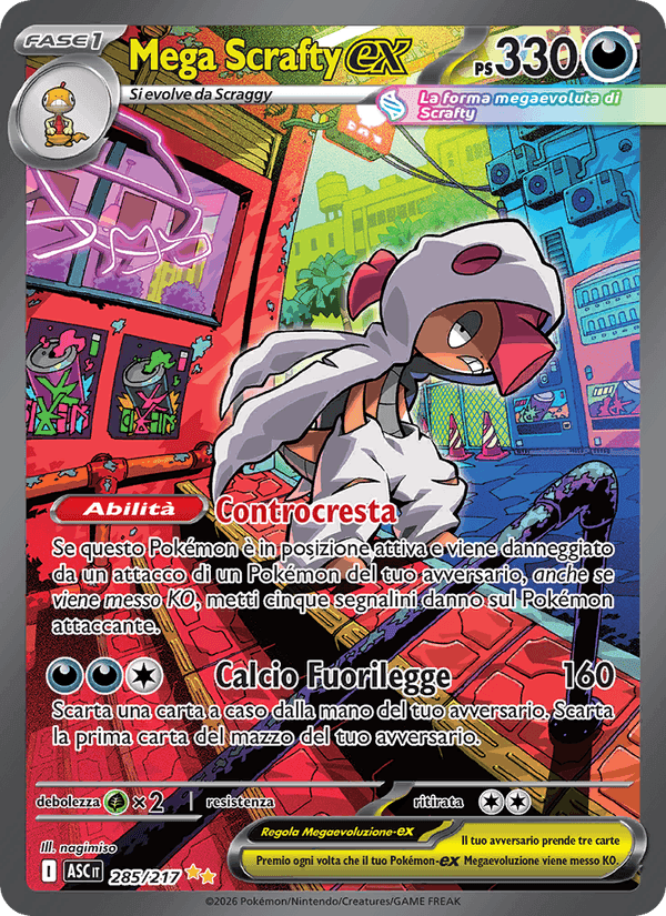 Mega Scrafty-ex, carta 285 di Ascesa Eroica