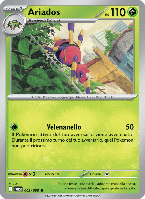 Ariados, carta 002 di Equilibrio Perfetto