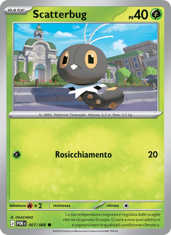Scatterbug, carta 007 di Equilibrio Perfetto