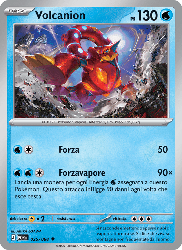 Volcanion, carta 025 di Equilibrio Perfetto
