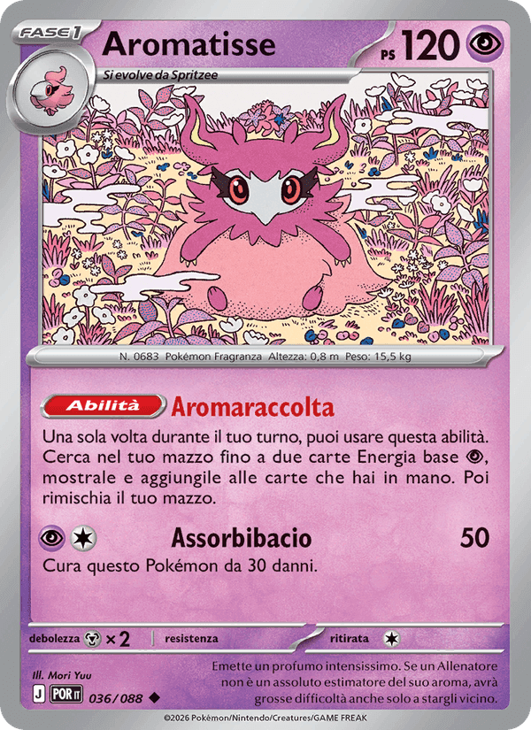 Aromatisse, carte 036 de Equilibrio Perfetto