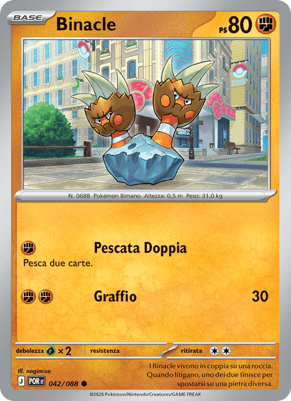 Binacle, carta 042 di Equilibrio Perfetto