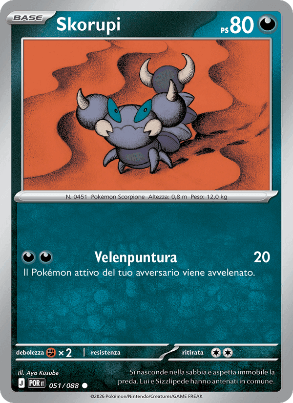 Skorupi, card 051 from Equilibrio Perfetto