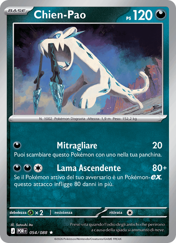 Chien-Pao, carta 054 de Equilibrio Perfetto