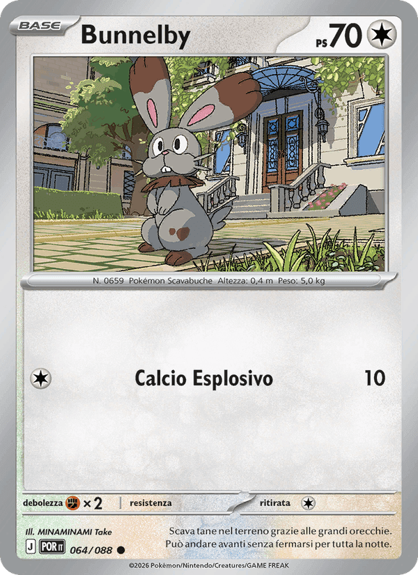 Bunnelby, carte 064 de Equilibrio Perfetto