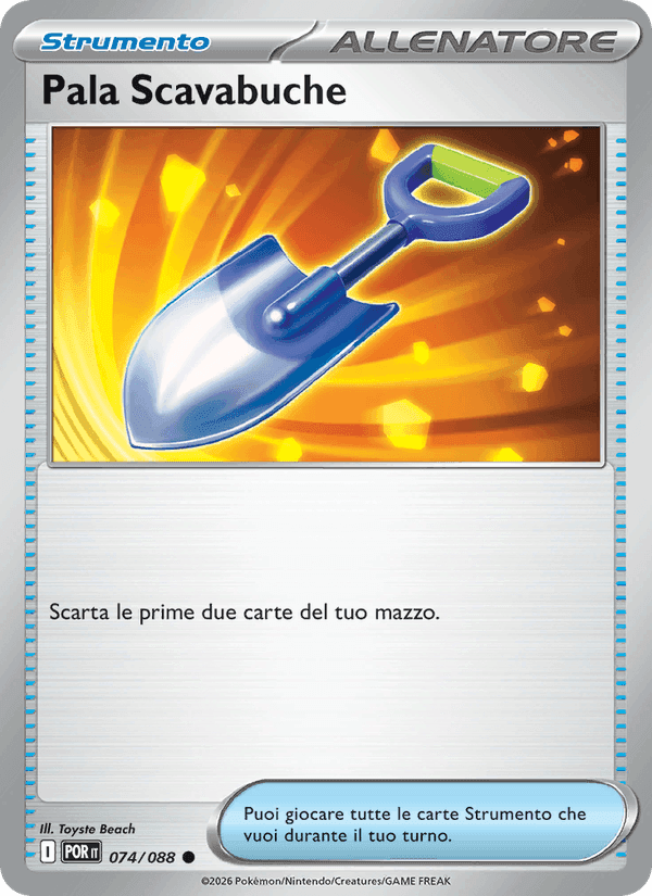Pala Scavabuche, carta 074 di Equilibrio Perfetto