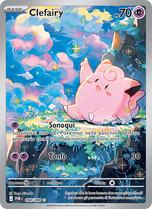 Clefairy, carta 094 di Equilibrio Perfetto