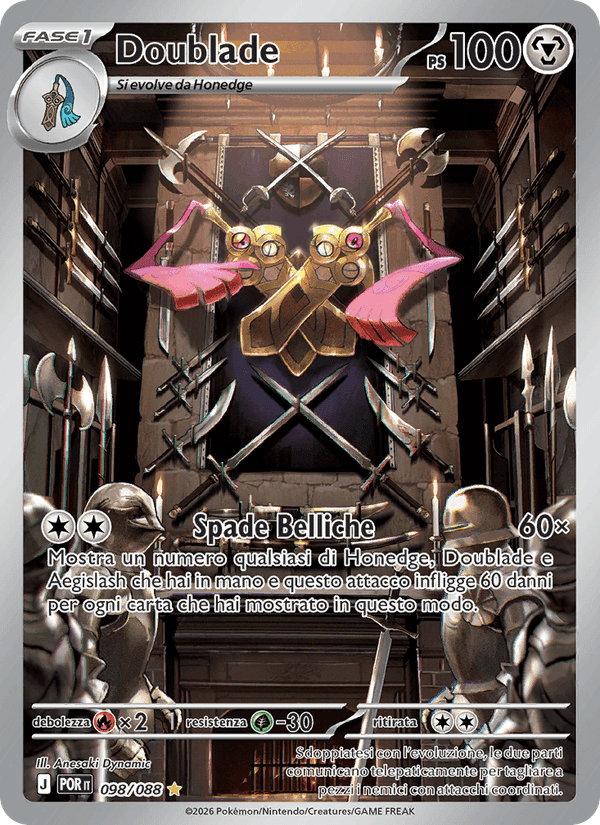 Doublade, card 098 from Equilibrio Perfetto
