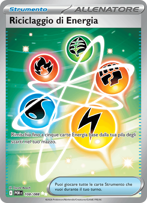 Equilibrio Perfetto の 108 番、Riciclaggio di Energia