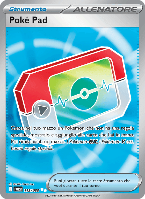 Poké Pad, carte 113 de Equilibrio Perfetto