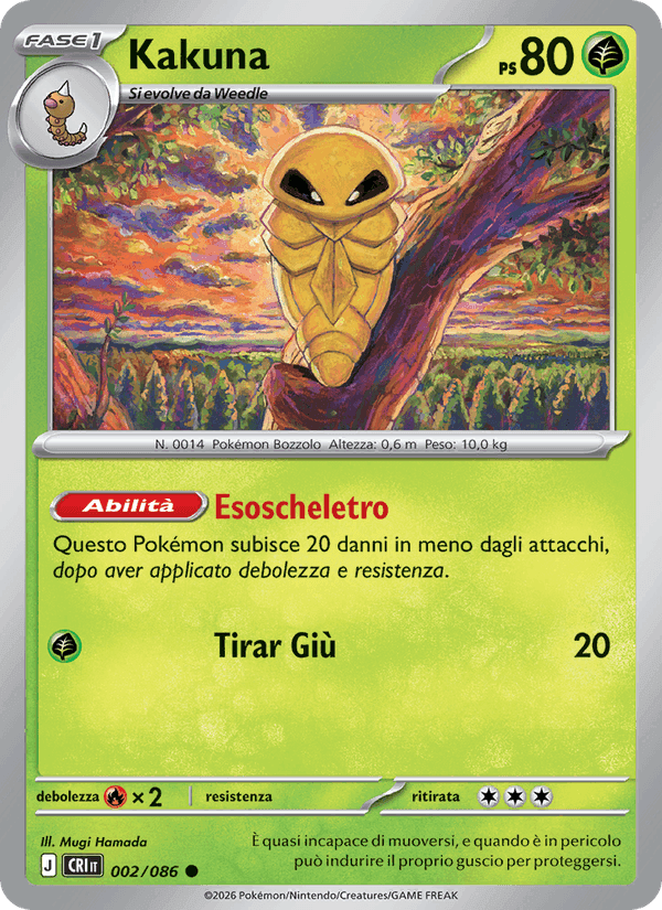 Kakuna, carta 002 di Caos Nascente