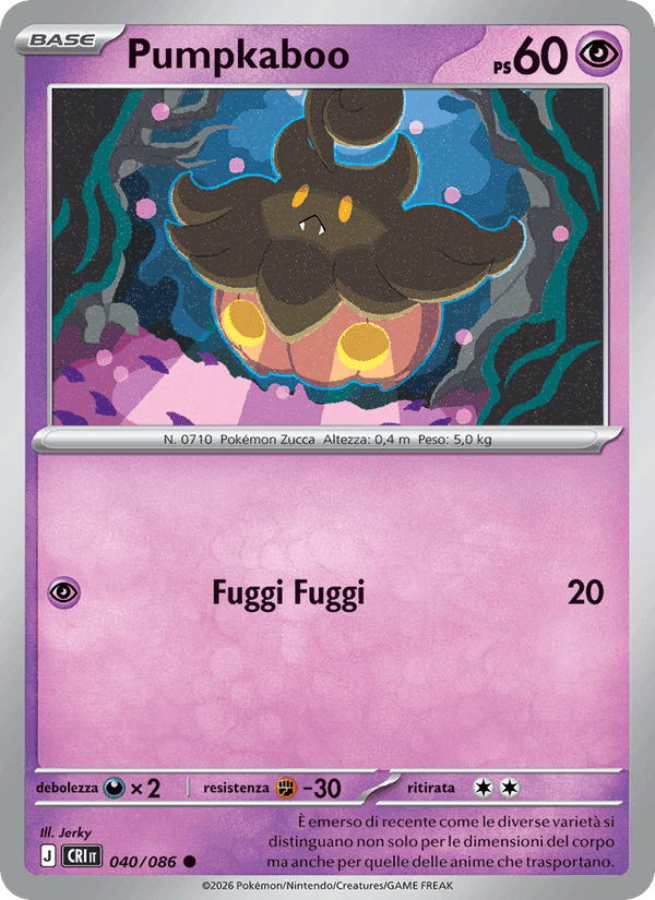 Pumpkaboo, carta 040 di Caos Nascente
