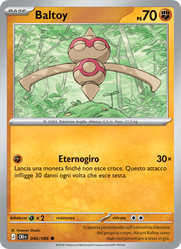 Baltoy, carta 046 di Caos Nascente