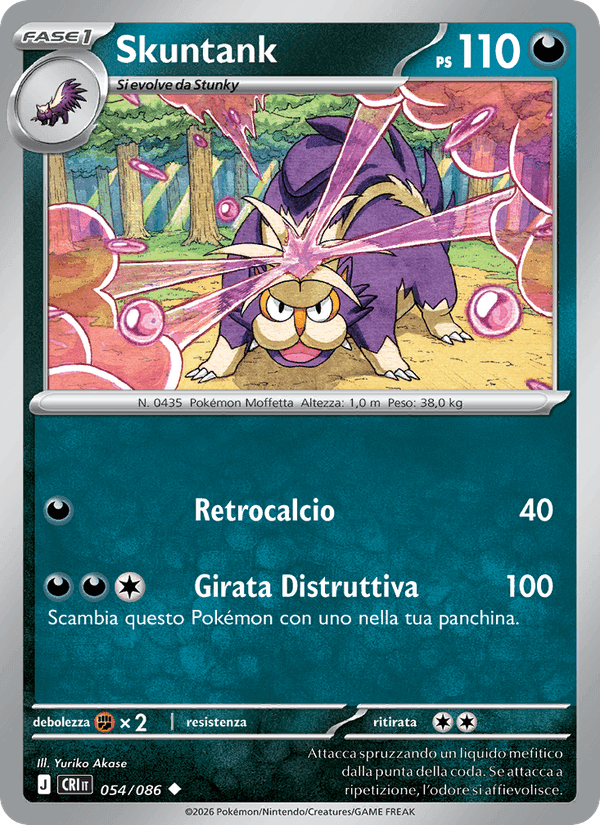 Skuntank, carta 054 di Caos Nascente