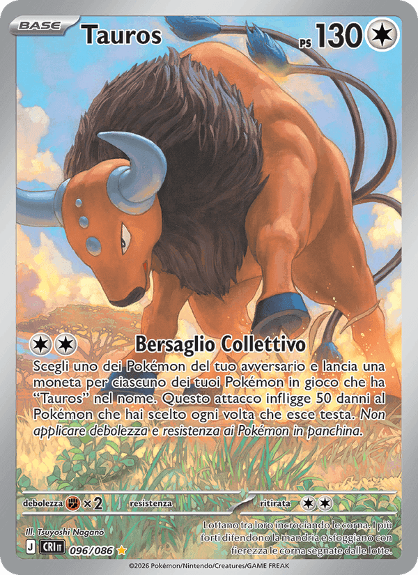Tauros, card 096 from Caos Nascente